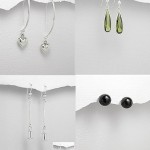 Different face shapes with different earring styles